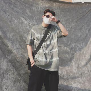 Couple Matching Short-sleeve Tie-dye T-shirt