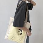 Printed Canvas Tote Bag With Zip - Woman - White - One Size