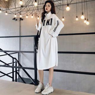 Loose-fit Long-sleeve Zip Dress