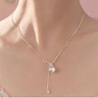 Polished Bell Pendant Sterling Silver Choker