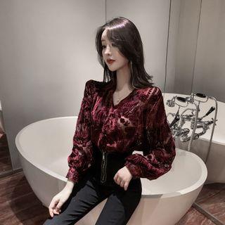 Jacquard Blouse