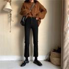 High-waist Skinny Straight-leg Jeans