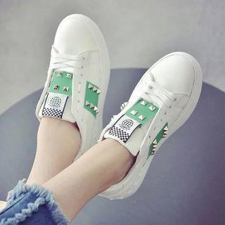 Studded Colour Block Sneakers