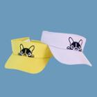 Dog Embroidered Visor Hat