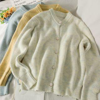 M Lange Crew-neck Loose Cardigan