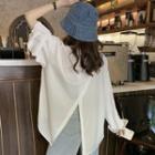 Plain Slitted Shirt