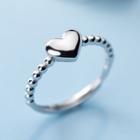 925 Sterling Silver Heart Ring S925 Silver - One Size