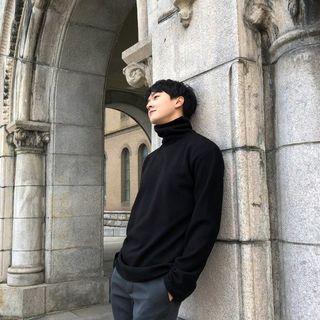 Turtle-neck Fleece Pullover In 9 Colors