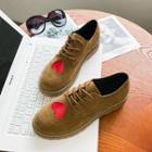 Heart Lace-up Shoes