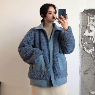 Pocket Fleece Button Jacket