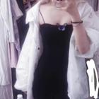 Butterfly Skinny Spaghetti-strap Dress