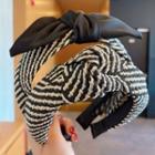 Striped Knot / Bow Fabric Headband