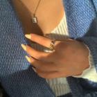 Multicolor Chunky Ring Gold - One Size