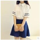 Set: Shirt +pleated Skirt