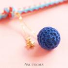 Pom Pom Pendant Choker 1 Pair - As Shown In Figure - One Size