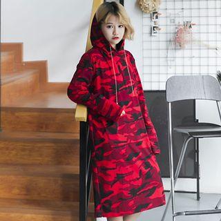 Camouflage Hoodie Dress