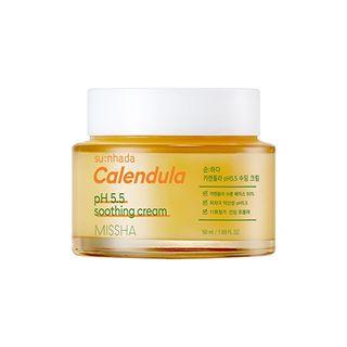 Missha - Su:nhada Calendula Ph 5.5 Soothing Cream 50ml
