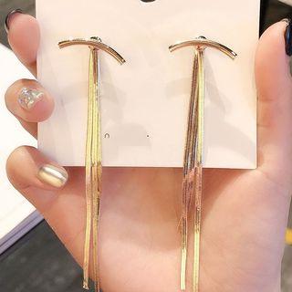 Fringed Drop Earring 1 Pair - As Shown In Figure - One Size