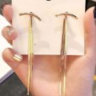 Fringed Drop Earring 1 Pair - As Shown In Figure - One Size