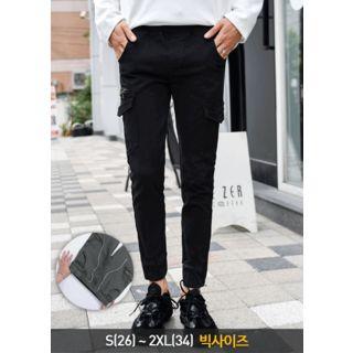 Cargo-pocket Trim Jogger Pants