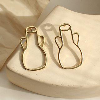 Wirework Vase Earring As Shown In Figure - One Size