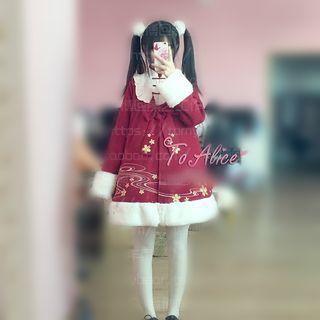 Bow-accent Embroidered Coat