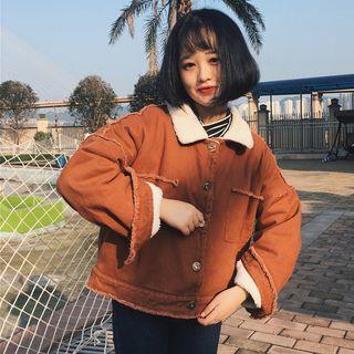 Fleece-lined Embroidered Jacket