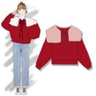 Collared Pullover Red - One Size