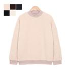 Mock-neck Sherpa-fleece Pullover
