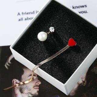Asymmetric Earring 1 Pair - As Shown In Figure - One Size