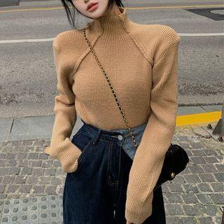 Details High-neck Loose Sweater