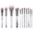 Set Of 11: Makeup Brush T-11-014 - 11 Pcs - White - One Size