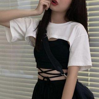 Cropped Cover-up / Camisole Top