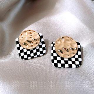 Black & White Earring Black & White - One Size