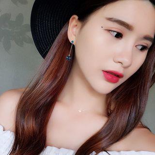 Crystal Star Drop Earring