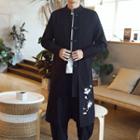 Chinese Style Frog Buttoned Embroidered Coat