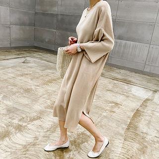 Round-neck Boxy Knit Dress