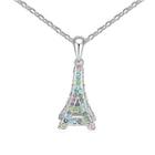 Austrian Crystal Eiffel Tower Necklace