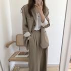 Blazer / Wide-leg Pants