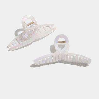 Acrylic Hair Clamp Fj-0571-1 - Light Gray - One Size