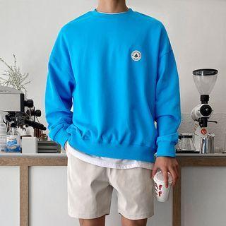 Applique-detail Oversized Sweatshirt