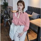 Long-sleeve T-shirt / Crop Wide Leg Pants