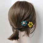 Knitted Flower Hair-clip