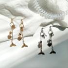 Alloy Fish Tail & Heart Fringed Earring