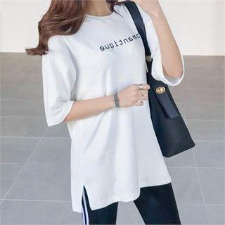 Lettered Short-sleeve T-shirt