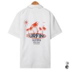 Surfing Open-placket Polo Shirt