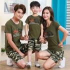 Family Matching Set: Short-sleeve T-shirt + Shorts