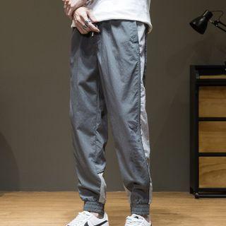 Lettering Two-tone Joggers