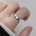 Geometry Ring 1 Pc - S925 Silver - Silver - One Size