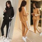 Set: Paneled Hoodie + Sweatpants